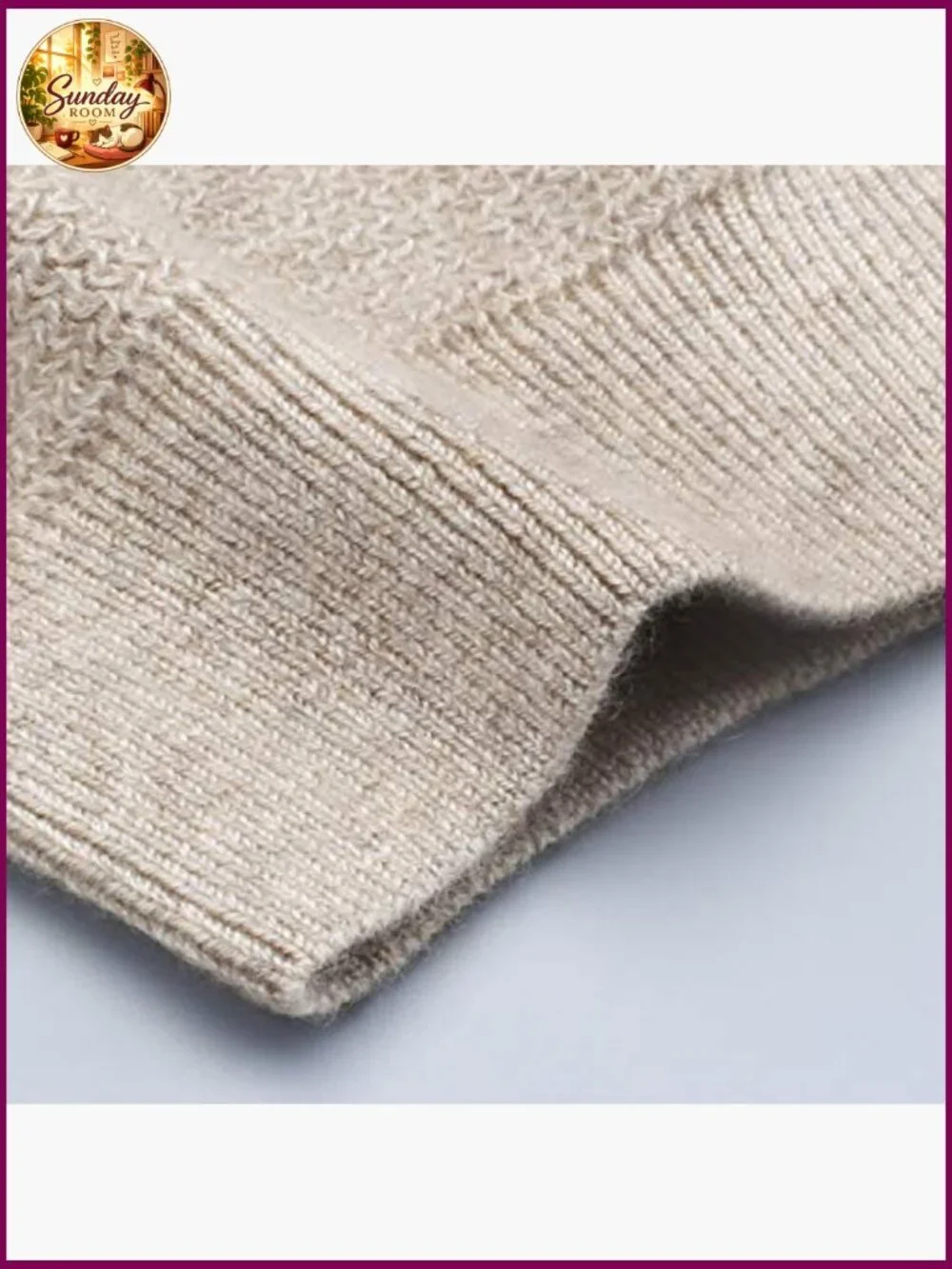 100% Cashmere Beanie in Gift Box, Oversized Slouchy Hat One Size